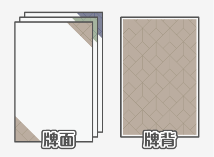 卡牌_牌背相同-雙面